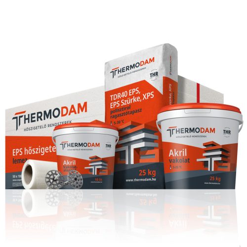 Thermodam komplett EPS homlokzati szigetelő rendszer (Fehér)