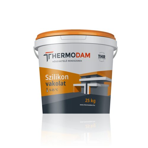 THERMODAM szilikonos vékonyvakolat, törtfehér, 25kg